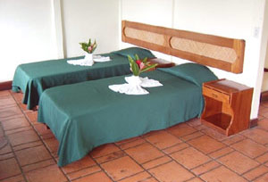 The spaciou room can accomodate up to 4 guests each. 